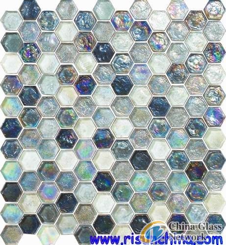 Brilliant crystal ceramic tile